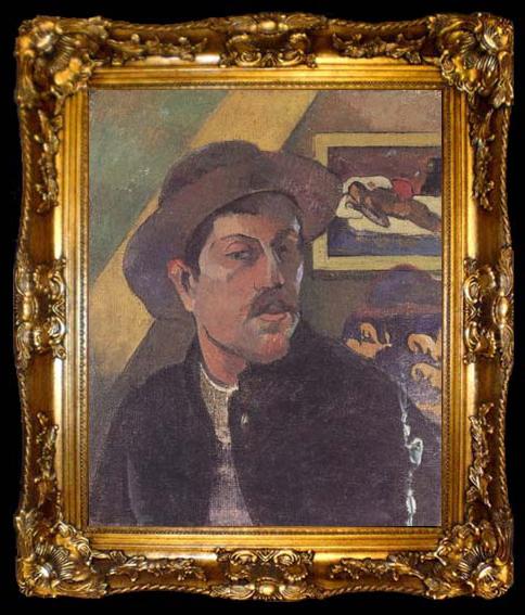 framed  Paul Gauguin Self-Portrait (mk07), ta009-2